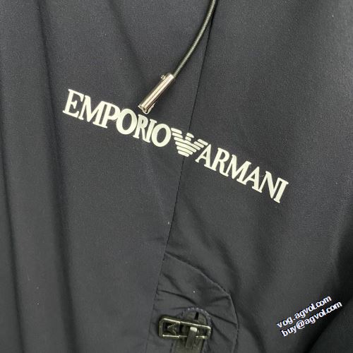 アルマーニ ARMANI 撥水、透湿機能があり ライトダウンジャケット 2021秋冬 アルマーニスーパーコピー 代引 実用性に溢れるアイテム フードづき 大人っぼい