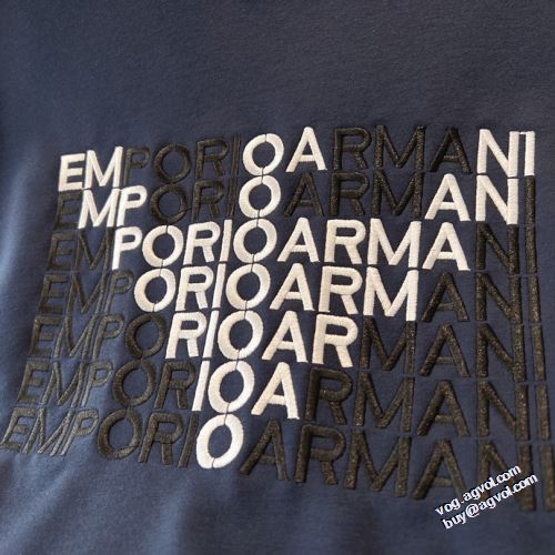 アルマーニスーパーコピー 代引 2022早春 アルマーニ ARMANI 大好評 ロゴパーカー 2色可選 大絶賛の履き心地! プルオーバーパーカー
