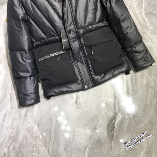 軽量ダウンジャケット 海外セレブ愛用 ポケットづき 2色可選 アルマーニブランドスーパーコピー アルマーニ ARMANI 2022新作 すっきり着膨れしない