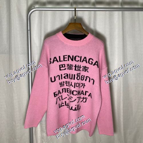3色可選 バレンシアガ BALENCIAGAブランドスーパーコピー落ち着いた感覚 2021春夏  セーター