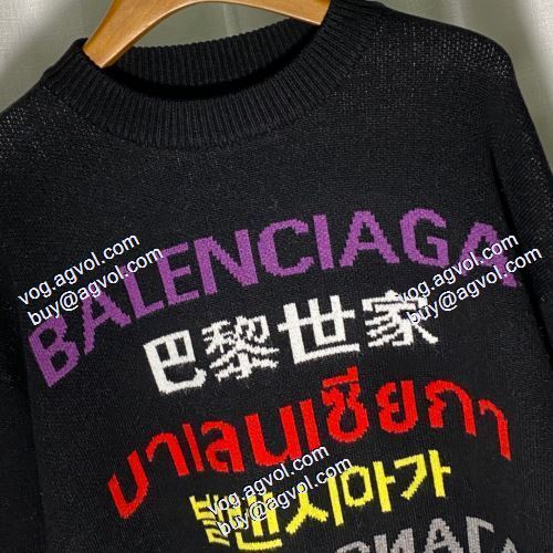 3色可選 バレンシアガ BALENCIAGAブランドスーパーコピー落ち着いた感覚 2021春夏  セーター
