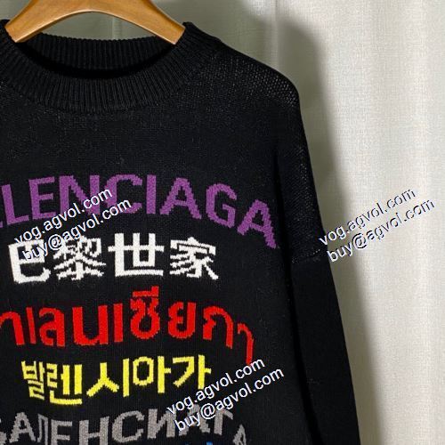 3色可選 バレンシアガ BALENCIAGAブランドスーパーコピー落ち着いた感覚 2021春夏  セーター