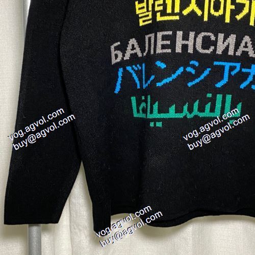 3色可選 バレンシアガ BALENCIAGAブランドスーパーコピー落ち着いた感覚 2021春夏  セーター