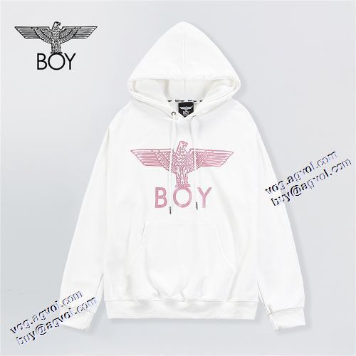 2021秋冬 ボーイロンドンコピー ボーイロンドン BOY LONDON パーカー コーデ 知的なムードを演出 存在感のある 男女兼用パーカー