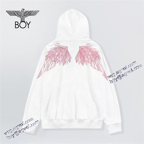 2021秋冬 ボーイロンドンコピー ボーイロンドン BOY LONDON パーカー コーデ 知的なムードを演出 存在感のある 男女兼用パーカー