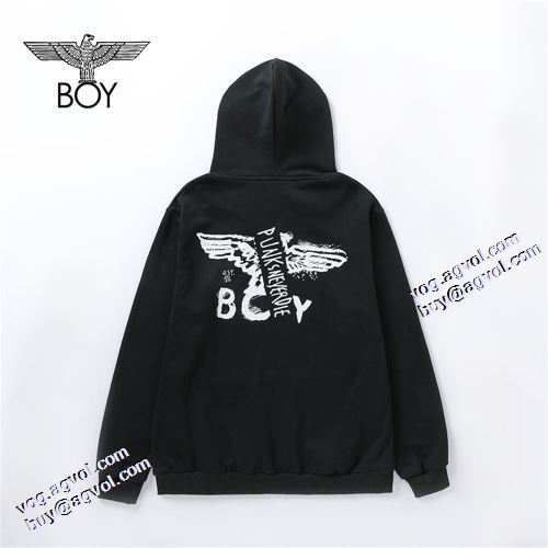 2021秋冬 パーカー ボーイロンドンコピーブランド ボーイロンドン BOY LONDON 落ち着いた質感 オシャレロゴパーカー