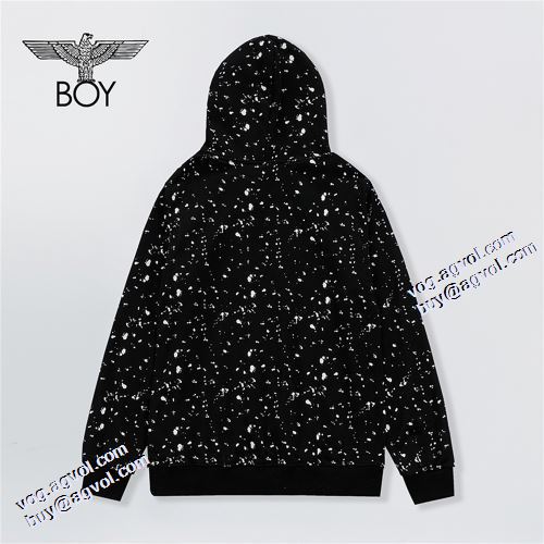 プリントパーカ 2021秋冬 ボーイロンドンブランド コピー 人目を惹くデザイン ボーイロンドン BOY LONDON パーカー 2色可選