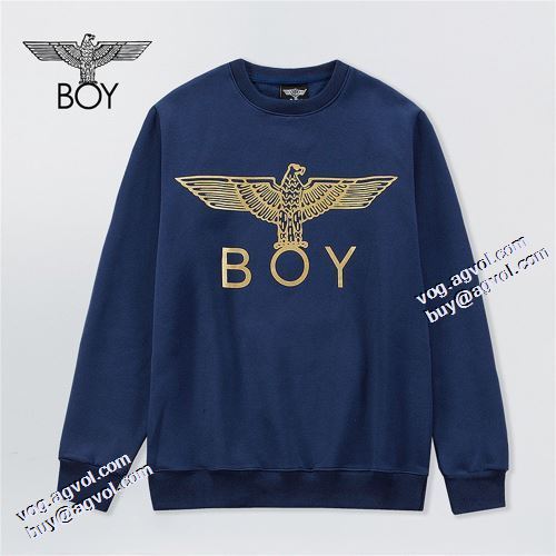 2021秋冬 ボーイロンドンコピー 男女兼用パーカー ボーイロンドン BOY LONDON 秋のお出かけに最適 プルオーバーパーカー 5色可選 定番無地パーカー