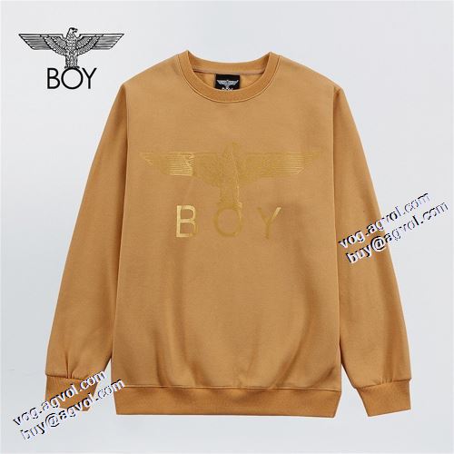 2021秋冬 ボーイロンドンコピー 男女兼用パーカー ボーイロンドン BOY LONDON 秋のお出かけに最適 プルオーバーパーカー 5色可選 定番無地パーカー