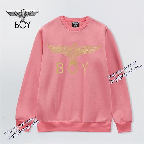 2021秋冬 ボーイロンドンコピー 男女兼用パーカー ボーイロンドン BOY LONDON 秋のお出かけに最適 プルオーバーパーカー 5色可選 定番無地パーカー
