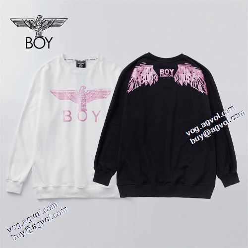 男女兼用パーカー プルオーバーパーカー 2色可選 2021秋冬 ボーイロンドン BOY LONDON ボーイロンドンコピーブランド 柔らかな質感 定番無地パーカー