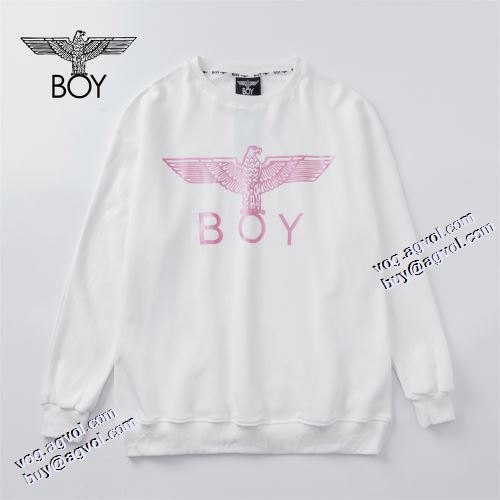 男女兼用パーカー プルオーバーパーカー 2色可選 2021秋冬 ボーイロンドン BOY LONDON ボーイロンドンコピーブランド 柔らかな質感 定番無地パーカー