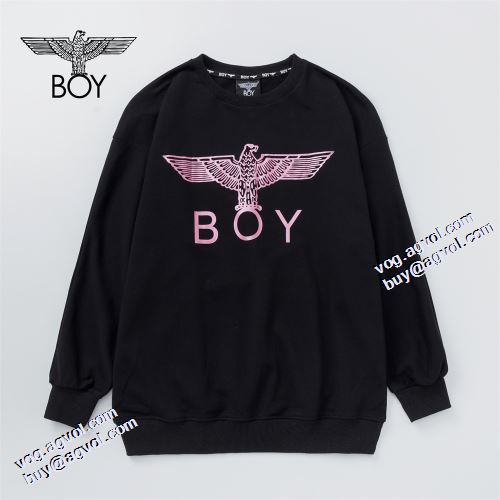 男女兼用パーカー プルオーバーパーカー 2色可選 2021秋冬 ボーイロンドン BOY LONDON ボーイロンドンコピーブランド 柔らかな質感 定番無地パーカー