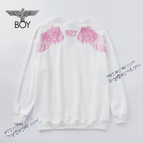 男女兼用パーカー プルオーバーパーカー 2色可選 2021秋冬 ボーイロンドン BOY LONDON ボーイロンドンコピーブランド 柔らかな質感 定番無地パーカー
