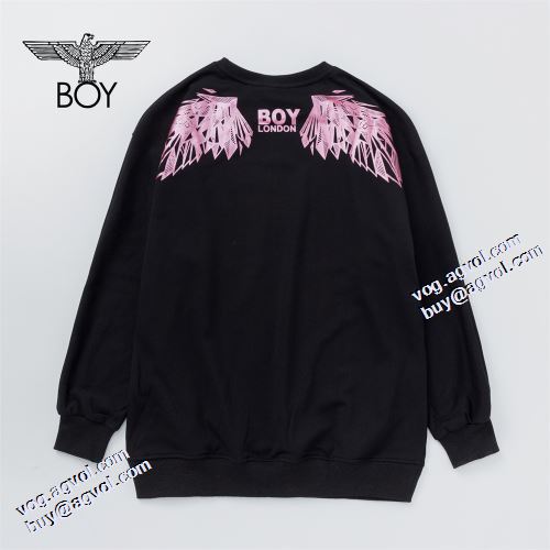 男女兼用パーカー プルオーバーパーカー 2色可選 2021秋冬 ボーイロンドン BOY LONDON ボーイロンドンコピーブランド 柔らかな質感 定番無地パーカー