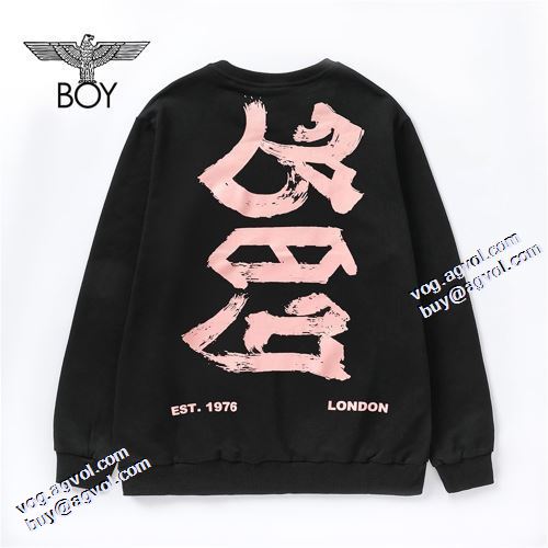 プリントパーカ 2021秋冬 ボーイロンドン偽物ブランド 注目のアイテム ボーイロンドン BOY LONDON プルオーバーパーカー 2色可選 おしゃれさ抜群パーカ