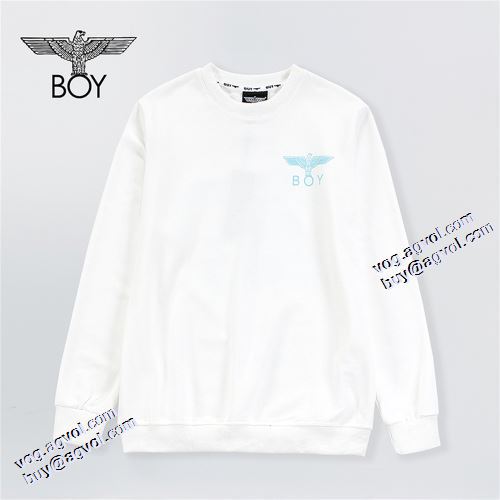 2021秋冬 男女兼用パーカー 秋の定番 ボーイロンドン BOY LONDON ボーイロンドンコピー ブランド プルオーバーパーカー 定番無地パーカー