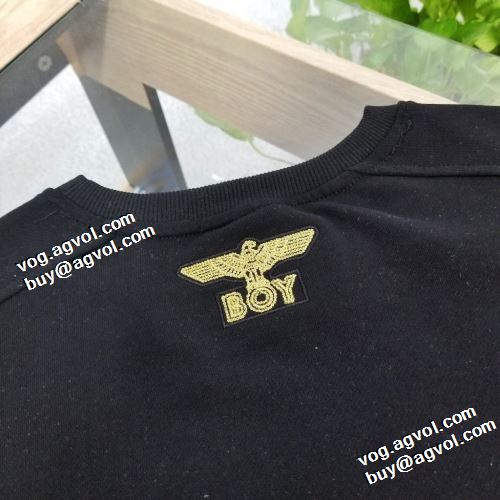 魅力ファッション ボーイロンドンコピー ブランド プルオーバーパーカー 2021秋冬 ボーイロンドン BOY LONDON ロゴパーカー 程よい厚み