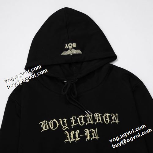 個性的なデザ おしゃれさ抜群パーカ 2021秋冬 ボーイロンドン BOY LONDON ボーイロンドンブランドコピー パーカー ペアルックトップス 