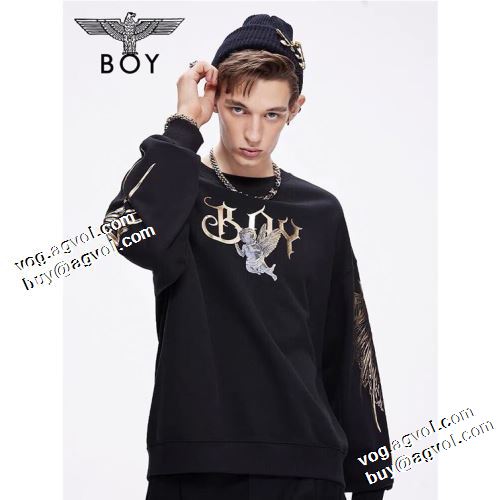 おしゃれさ抜群パーカ ボーイロンドンスーパーコピー 激安 プルオーバーパーカー 2021秋冬 ボーイロンドン BOY LONDON 高級感ある 男女兼用パーカー