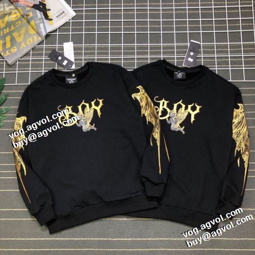 おしゃれさ抜群パーカ ボーイロンドンスーパーコピー 激安 プルオーバーパーカー 2021秋冬 ボーイロンドン BOY LONDON 高級感ある 男女兼用パーカー
