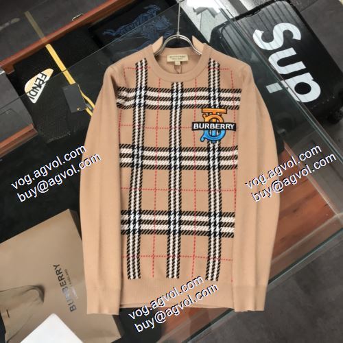 豊富なサイズ  バーバリー BURBERRYブランド コピー セーター 2021春夏 2色可選 