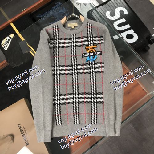 豊富なサイズ  バーバリー BURBERRYブランド コピー セーター 2021春夏 2色可選 