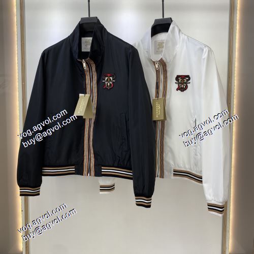 2色可選 軽量ジャケット 2021秋冬 バーバリーBURBERRY バーバリーコピーブランド ちょうどいい丈感 コーデ 知的なムードを演出 