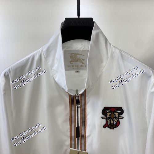 2色可選 軽量ジャケット 2021秋冬 バーバリーBURBERRY バーバリーコピーブランド ちょうどいい丈感 コーデ 知的なムードを演出 