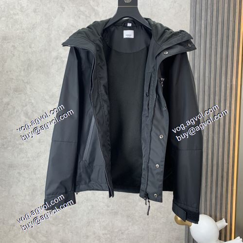 優美なお出かけスタイル フード付きコート バーバリースーパーコピー ゴージャスな装い。 2021秋冬 バーバリーBURBERRY 2色可選