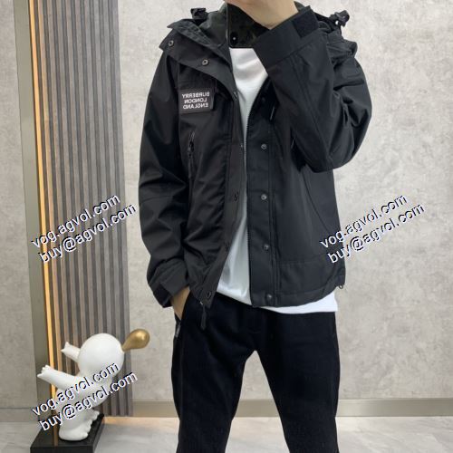 優美なお出かけスタイル フード付きコート バーバリースーパーコピー ゴージャスな装い。 2021秋冬 バーバリーBURBERRY 2色可選