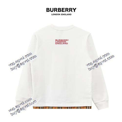 柔らかな質感 注目のアイテム プルオーバーパーカー バーバリー偽物ブランド 2021秋冬 バーバリーBURBERRY 2色可選 秋の定番 
