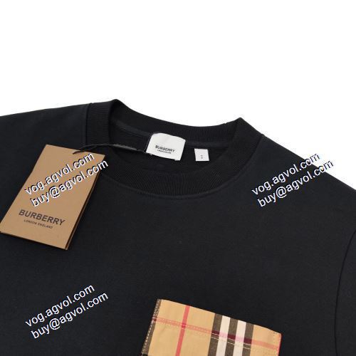 柔らかな質感 注目のアイテム プルオーバーパーカー バーバリー偽物ブランド 2021秋冬 バーバリーBURBERRY 2色可選 秋の定番 