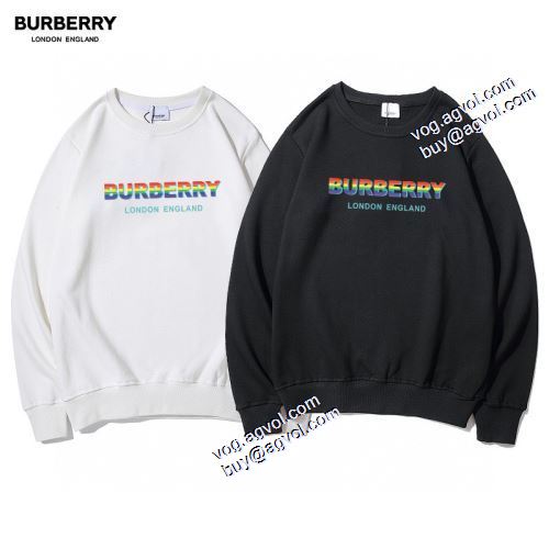 2021秋冬 個性的なデザ バーバリーブランドスーパーコピー 2色可選 ペアパーカー バーバリー BURBERRY プルオーバーパーカー