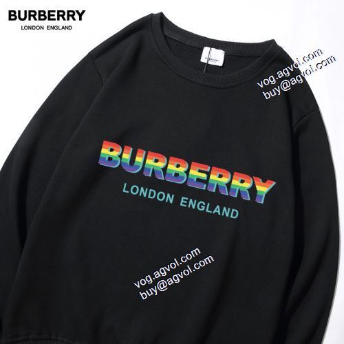 2021秋冬 個性的なデザ バーバリーブランドスーパーコピー 2色可選 ペアパーカー バーバリー BURBERRY プルオーバーパーカー