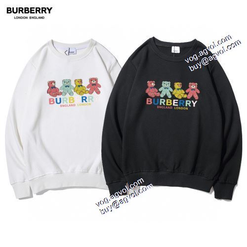 着心地抜群 2021秋冬 男女兼用パーカー バーバリー BURBERRY 2色可選 バーバリースーパーコピー プルオーバーパーカー
