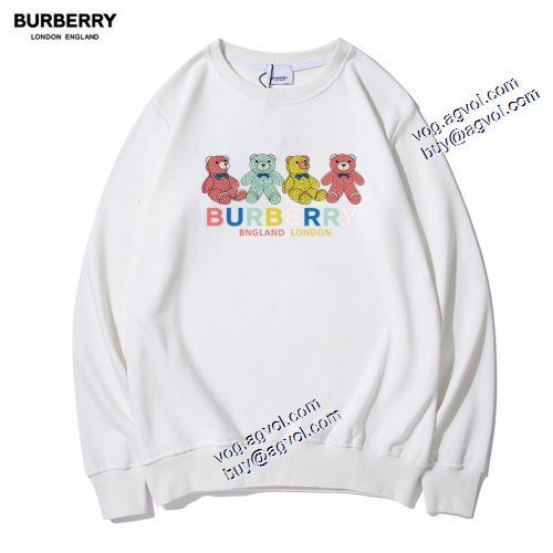 着心地抜群 2021秋冬 男女兼用パーカー バーバリー BURBERRY 2色可選 バーバリースーパーコピー プルオーバーパーカー