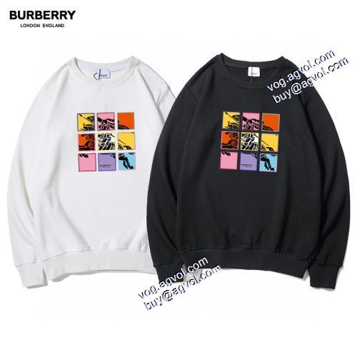 バーバリーコピー 幅広いジャンル 上品上質 2021秋冬 2色可選 バーバリー BURBERRY プルオーバーパーカー