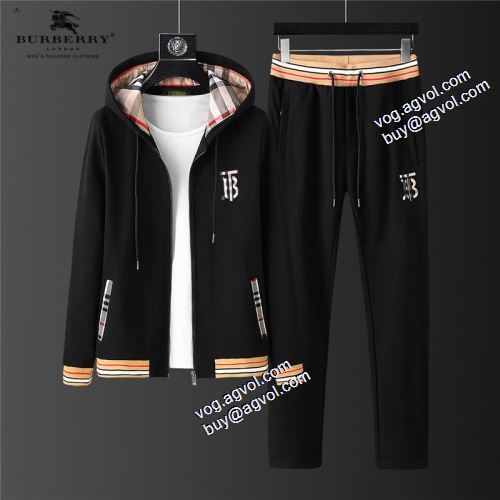 2色可選 バーバリー偽物ブランド セットアップ上下 2021秋冬 バーバリー BURBERRY 今買い◎得 楽に着用出来る