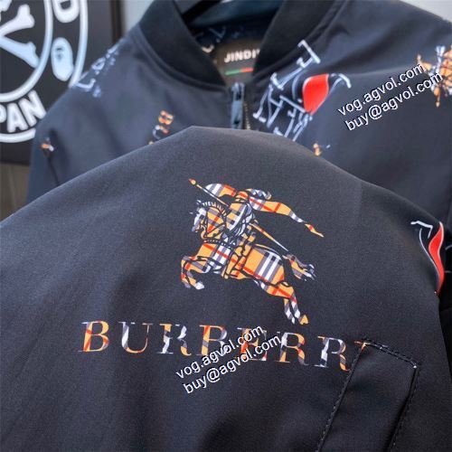 バーバリーブランド 偽物 通販 2021秋冬 ブルゾン バーバリー BURBERRY オリジナル 大花プリント軽量ジャケット