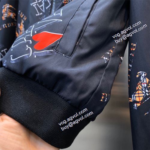 バーバリーブランド 偽物 通販 2021秋冬 ブルゾン バーバリー BURBERRY オリジナル 大花プリント軽量ジャケット