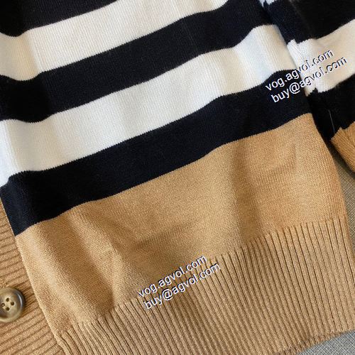 バーバリー偽物ブランド 大好評 2021秋冬 バーバリー BURBERRY セーター 優美なファー使い
