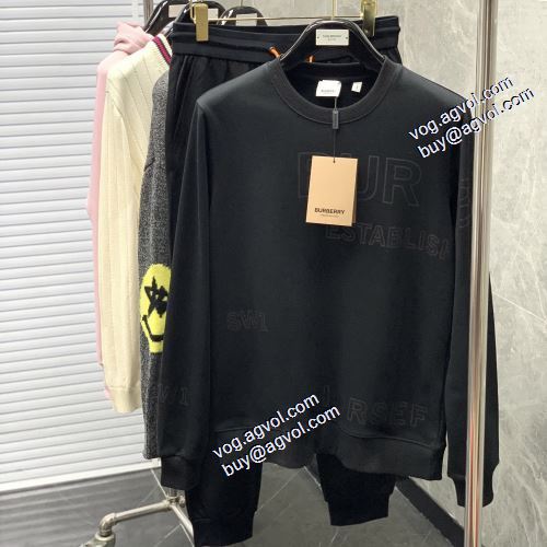 バーバリーブランドスーパーコピー 2021秋冬 ロゴパーカー プルオーバーパーカー バーバリー BURBERRY ポップ