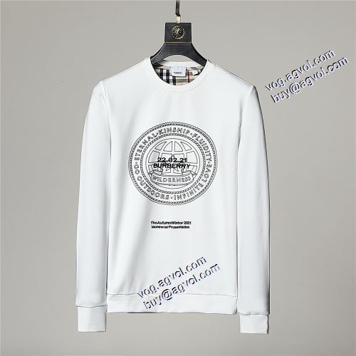 バーバリースーパーコピー 激安 2021秋冬 オシャレロゴパーカー ファション性の高い バーバリー BURBERRY プルオーバーパーカー 2色可選