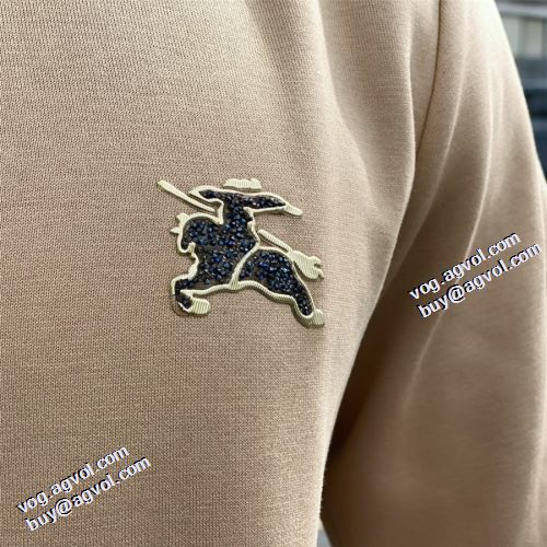 プルオーバーパーカー 2021秋冬 定番無地パーカー バーバリーブランドスーパーコピー 今買い◎得 バーバリー BURBERRY 3色可選