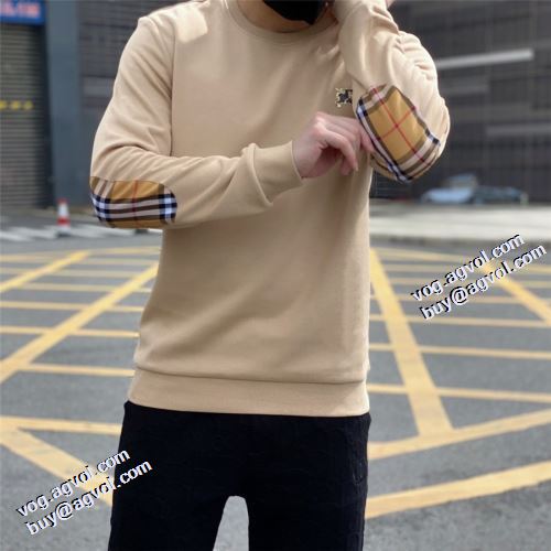 プルオーバーパーカー 2021秋冬 定番無地パーカー バーバリーブランドスーパーコピー 今買い◎得 バーバリー BURBERRY 3色可選