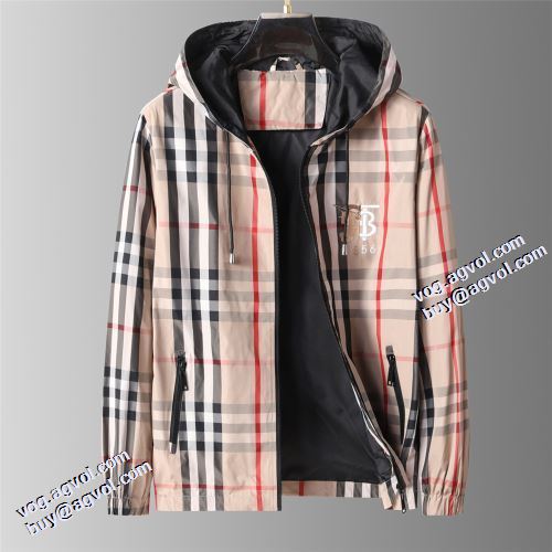 バーバリー BURBERRY チェック柄 バーバリーコピー 2021秋冬 耐久性のある ジャケット 防寒機能ある フード付きコート