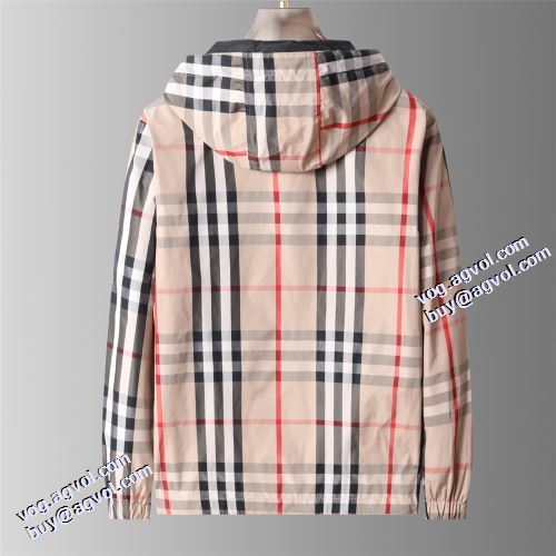 バーバリー BURBERRY チェック柄 バーバリーコピー 2021秋冬 耐久性のある ジャケット 防寒機能ある フード付きコート