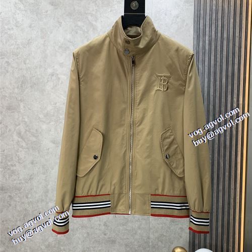 バーバリーブランド 偽物 通販 スタイリッシュな印象 2021秋冬 軽量ジャケット バーバリー BURBERRY 2色可選 ジャケット
