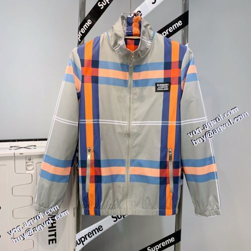 バーバリーブランド コピー 2021秋冬 チェック柄 バーバリー BURBERRY コスパ最高のプライス ジャケット 楽に着用出来る